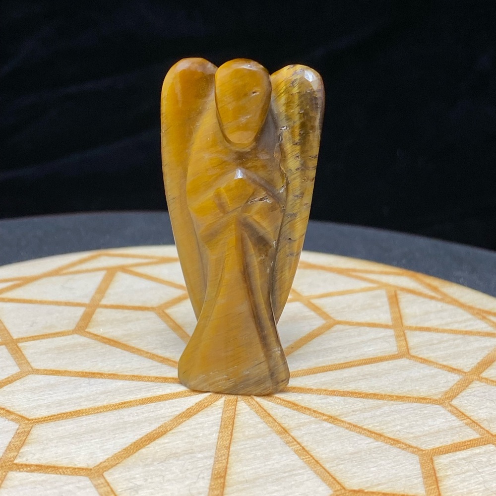 🧡Tigers Eye Carved Angel🧡